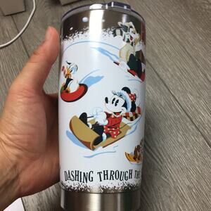 Disney 2021 Holiday Lodge Mickey Snow Pluto Minnie stainless tumbler 560mL 19oz